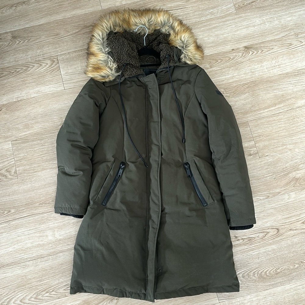Sam Edelman Parka - medium - dark green